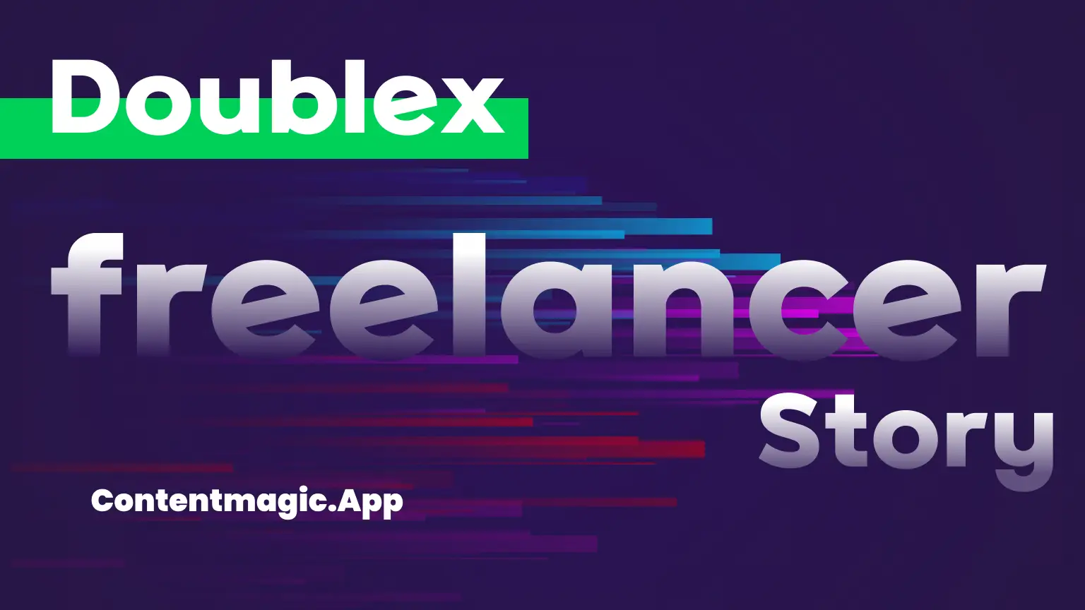Double Your Design Output: A Freelancers Success Story with Content Magic